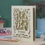 Personalised Papercut Dream Big Card, thumbnail 3 of 7
