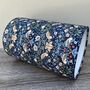 Indigo William Morris Mini Scale Strawberry Thief Patterned Lampshades, thumbnail 5 of 9