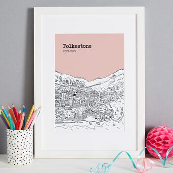 Personalised Folkestone Print, 4 of 10