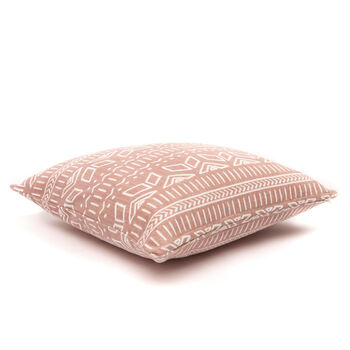 Iman Recycled Cotton Cushion Cover In Pink, 2 of 4