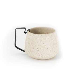 Hic Ceramics Sand Medium Handmade Cup Recif, 5 of 9