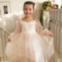 Elizabeth Ivory White Party Or Flower Girl Dress, thumbnail 1 of 5