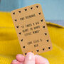 Personalised Thank You Teacher Wallet Card, thumbnail 1 of 8