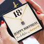 18th Birthday Birthstone Necklace, thumbnail 1 of 6