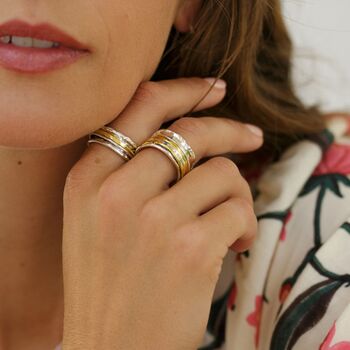 Haytor Statement Spinning Ring, 5 of 6