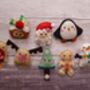 Cute Christmas Garland With Five Characters, thumbnail 12 of 12