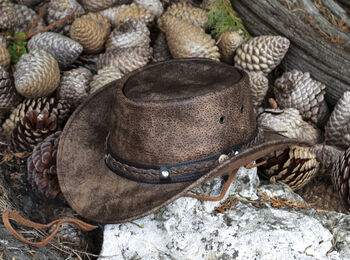 Soft Foldable Leather Hat Unisex, 10 of 12
