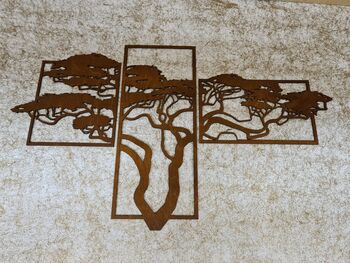 African Savannah Metal Tree Wall Art: Home Decor, 11 of 11