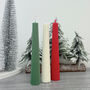 Freestanding Christmas Taper Candle Christmas Decor, thumbnail 7 of 10