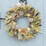 White Christmas Dried Flower Wreath Making Kit, thumbnail 1 of 5