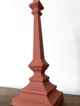 Osha Wood Table Lamp Painted In Farrow And Ball Paint, 6 of 7
