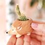 Tiny Hedgehog Planter, thumbnail 4 of 5