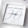 30th Birthday Bracelet – Birthstone And Initial Gift For Her, thumbnail 1 of 6