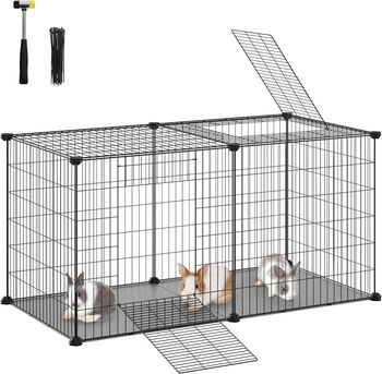 Xl Pet Cage Small Animal Enclosure With Doors, 7 of 7