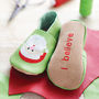 Personalised First Christmas Character Baby Shoes, thumbnail 2 of 10