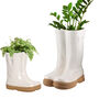 Two Personalised Welly Boots Planters Gift Set, thumbnail 2 of 8