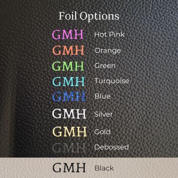 Monogram Leather A5 Notebook In Presentation Box, 4 of 7