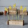 Personalised Wooden Daffodil Flower Box, thumbnail 1 of 6