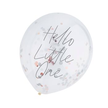 Baby Shower Hello Little One Confetti Balloons, 2 of 2