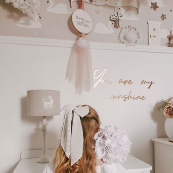 Mirrored 'You are my sunshine' Wall Decal Quote, 5 of 6