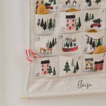 Reusable Fabric Christmas Advent Calendar, 3 of 4