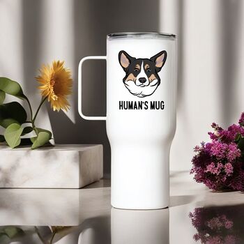 Welsh Corgi Coffee Travel Mug, 2 of 5