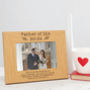 Personalised Father Of The Bride Photo Frame, thumbnail 2 of 3