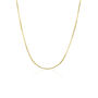 Six Beads Chain Necklace In Sterling Silver Gold Plated, thumbnail 1 of 4