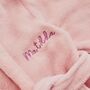 Personalised Fairy Princess Fleece Dressing Gown, thumbnail 4 of 7