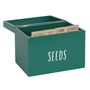 Green Garden Wooden Seed Storage Box, thumbnail 1 of 2