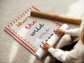 Childrens Personalised Safari Themed Print Set, 4 of 4