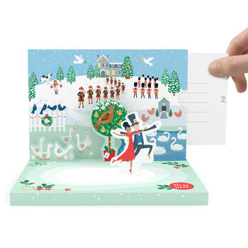 The 12 Days Of Christmas Music Box Card, 5 of 5