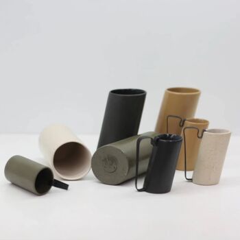Hic Ceramics Cylindrical Handmade Large Mug, 4 of 4