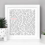 Triathlon Quotes Gift Print, thumbnail 1 of 7
