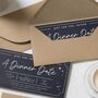 Personalised Gold Foil Dinner Date Gift Voucher, thumbnail 6 of 9