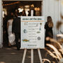 Illustrated Order Of The Day Timeline Wedding Sign Digital Or Physical, thumbnail 1 of 6