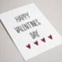 Happy Valentines Heart Greetings Card, thumbnail 3 of 3