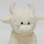 Personalised Large Highland Cow Cream Soft Toy, thumbnail 4 of 5