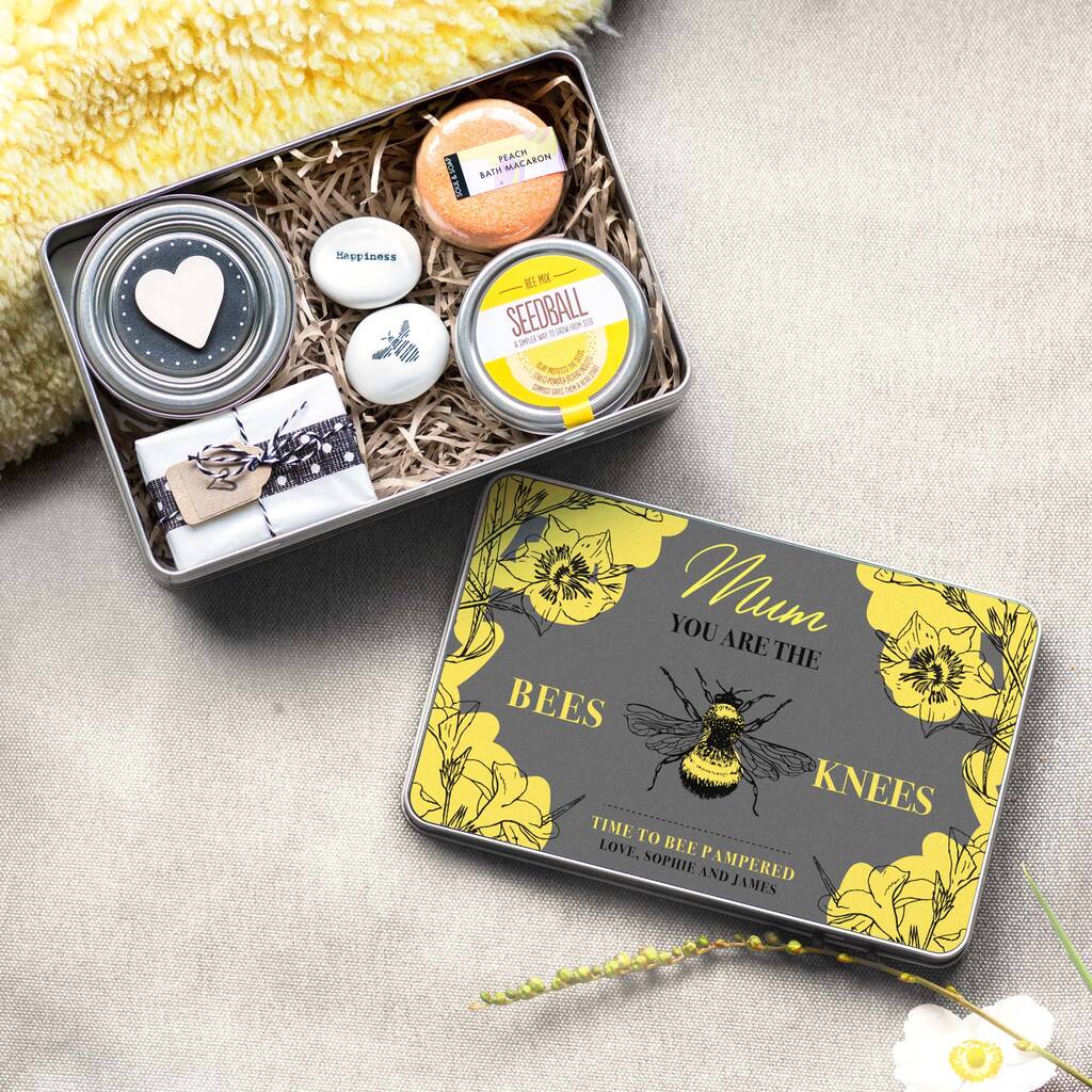 Personalised Bees Knees Relaxation Gift Set For Mum, 1 of 4