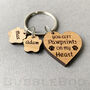 Pet Memorial Heart Keyring. You Left Pawprints, thumbnail 7 of 9