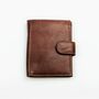 Personalised Leather Card Wallet With Zip Pocket, thumbnail 7 of 7