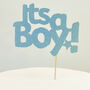 New Baby Boy Cake Topper, thumbnail 2 of 3