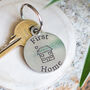 First Home Gift Housewarming Present Keyring, thumbnail 2 of 8