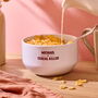 Personalised Cereal Snack Bowl, thumbnail 1 of 4