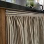 Velcro Sink Skirt, Bespoke Stripy Cabinet Curtains, thumbnail 5 of 5
