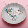 Family Tree With Birthstones Necklace, thumbnail 1 of 7