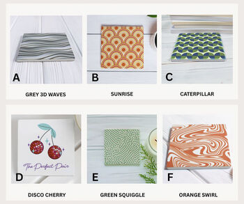 Mix And Match Your Ceramic Coasters, 2 of 5