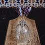 Glass Lavender Stems With Glass Bottle Vase, thumbnail 3 of 10