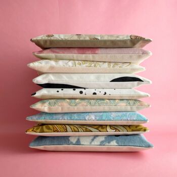 Reclaimed Fabric Book Pouch, 4 of 4