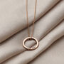Personalised 9ct Gold Medium Message Necklace, thumbnail 3 of 6